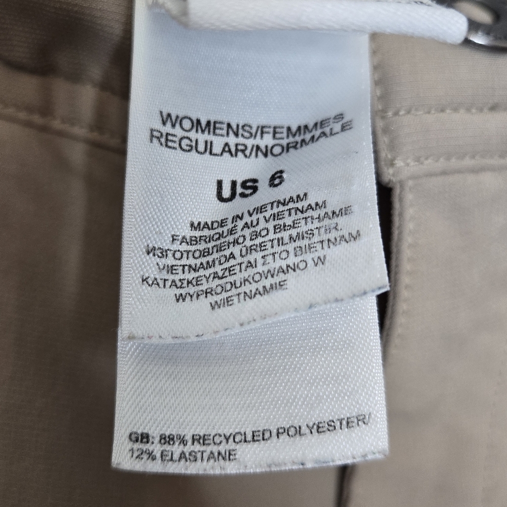 The North Face Almatta Capri‎ Crop Hiking Pants sz 6 recycled polyester elastane - Picture 6 of 11